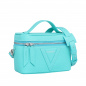 Preview: Shoulder bag made of turquoise calfskin leather